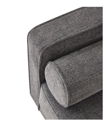 Hampton Arm Chair in Charcoal Grey